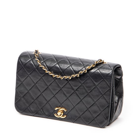 Chanel CC Turn Lock Mademoiselle Full Flap en Negro Piel de becerro - Image 2