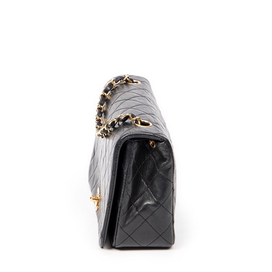 Chanel CC Turn Lock Mademoiselle Full Flap en Negro Piel de becerro - Image 3