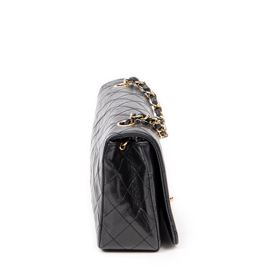 Chanel CC Turn Lock Mademoiselle Full Flap en Negro Piel de becerro - Image 4