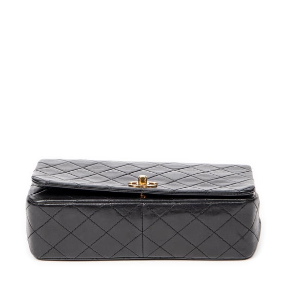 Chanel CC Turn Lock Mademoiselle Full Flap en Negro Piel de becerro - Image 6