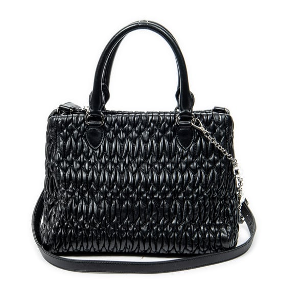 Miu Miu Medium Crystal Tote  en Negro Piel de becerro - Image 5