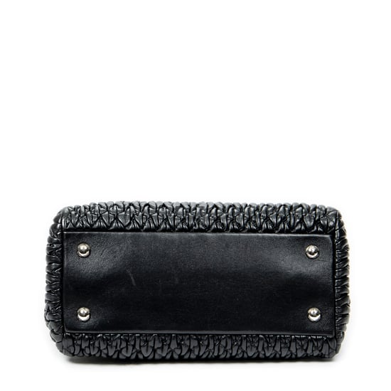 Miu Miu Medium Crystal Tote  en Negro Piel de becerro - Image 6