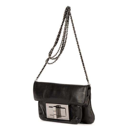 Chanel Giant Lock Reissue Mademoiselle Flap en Negro Piel de becerro - Image 2