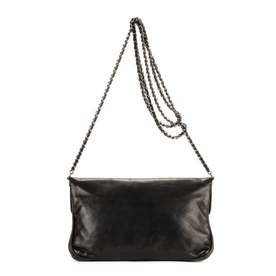 Chanel Giant Lock Reissue Mademoiselle Flap en Negro Piel de becerro - Image 4