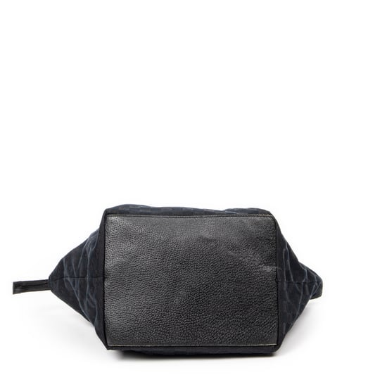 Gucci Medium Web Trapeze Tote  en Negro Lienzo - Image 6