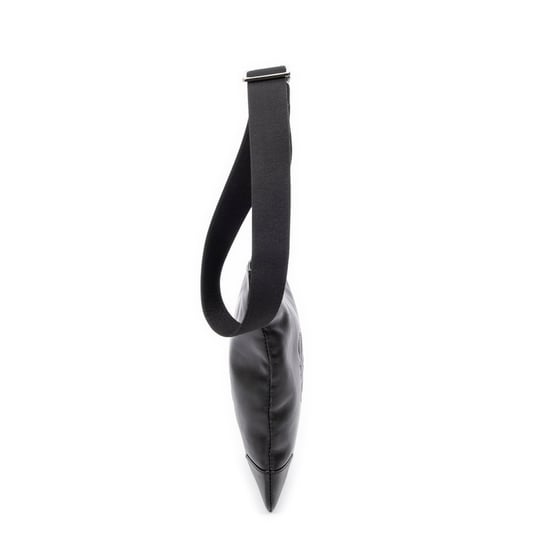 Loewe Flat Anagram Messenger Crossbody en Negro Piel de becerro - Image 4