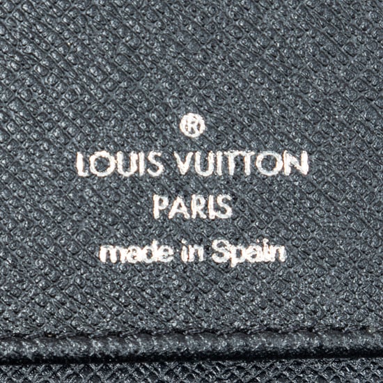 Louis Vuitton Zippy Vertical Wallet  en Gris/Negro Lona recubierta - Image 4