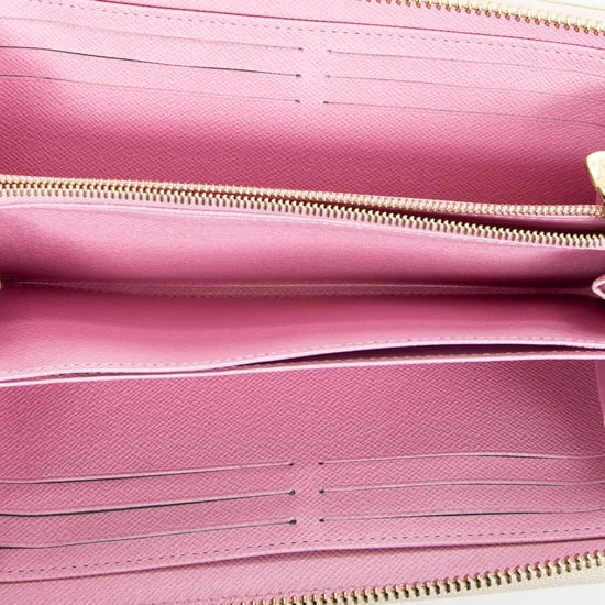 Louis Vuitton Ltd. Ed. Transatlantic Zippy Wallet  en Marfil/Rosa Lona recubierta - Image 3