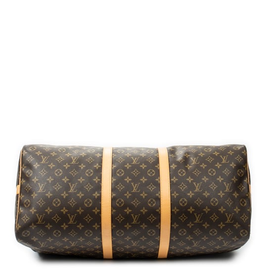 Louis Vuitton Keepall Bandouliere 60 en Marrón Lona recubierta - Image 6