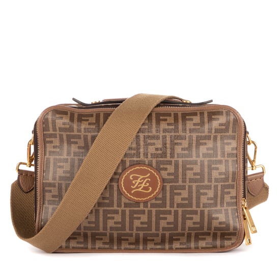 Fendi Small Soft Travel Case en Marrón Lona recubierta - Image 1