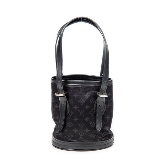 Louis Vuitton Mini Bucket en Negro Lienzo - Image 1