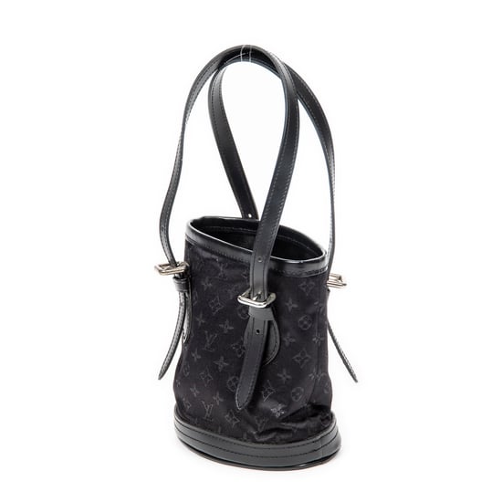 Louis Vuitton Mini Bucket en Negro Lienzo - Image 2