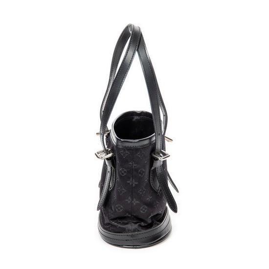 Louis Vuitton Mini Bucket en Negro Lienzo - Image 3