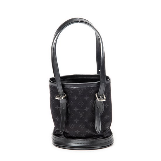 Louis Vuitton Mini Bucket en Negro Lienzo - Image 5
