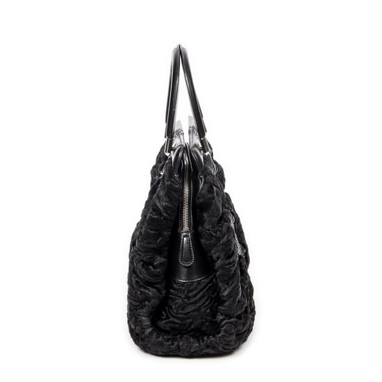Dior Karenina Frame Tote en Negro Lienzo - Image 3