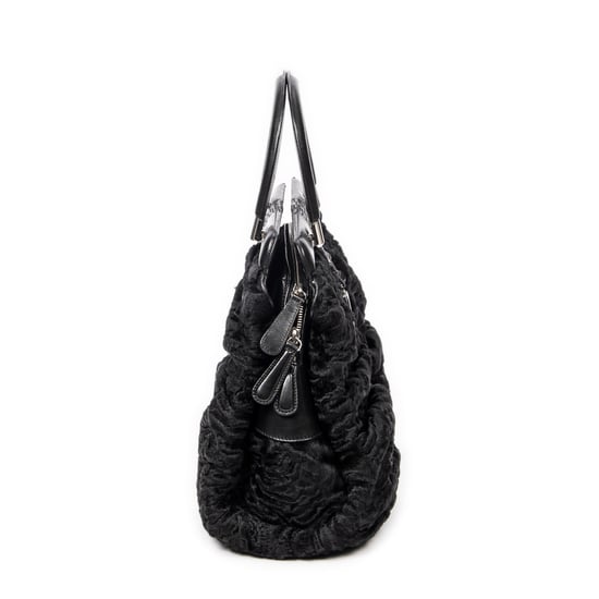 Dior Karenina Frame Tote en Negro Lienzo - Image 4