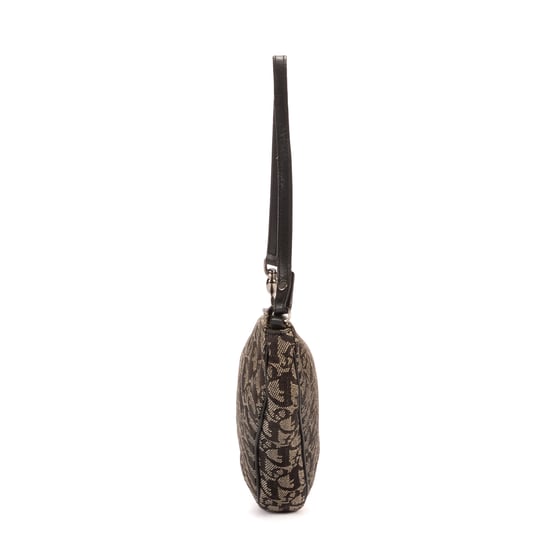 Dior Vintage Saddle en Negro/Beige Lienzo - Image 3