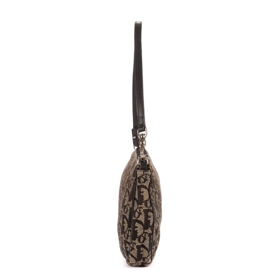 Dior Vintage Saddle en Negro/Beige Lienzo - Image 5