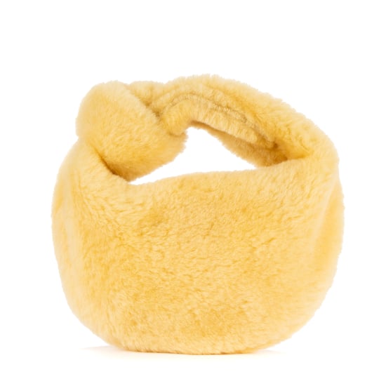Bottega Veneta Mini Jodie Knot Hobo  en Amarillo Piel de becerro - Image 4