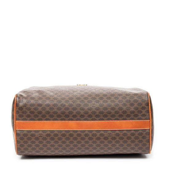Celine Vintage Small Boston  en Marrón Lona recubierta - Image 6