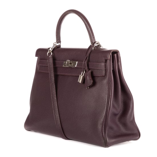 Hermès Kelly Retourne 35 en Marrón oscuro Piel de becerro - Image 2