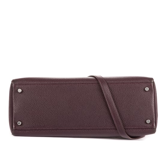 Hermès Kelly Retourne 35 en Marrón oscuro Piel de becerro - Image 6