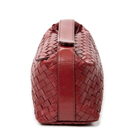 Bottega Veneta Mini Pochette Bag en Rojo Piel de becerro - Image 4
