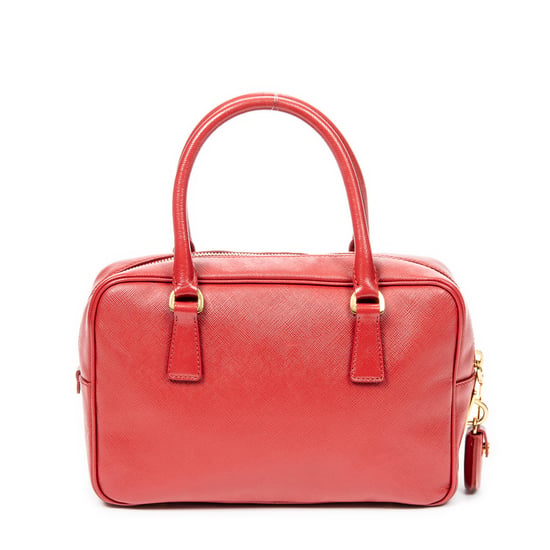 Prada Small Top Handle en Rojo Piel de becerro - Image 5