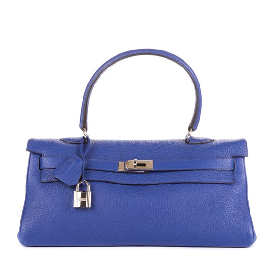 Hermès Kelly Shoulder 40 en Bleu Electrique Piel de becerro - Image 1