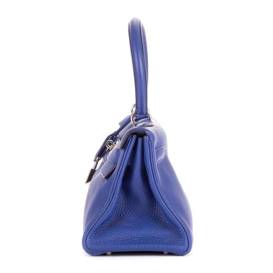 Hermès Kelly Shoulder 40 en Bleu Electrique Piel de becerro - Image 3