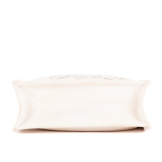 Chanel Miami Chanel Cruise 2008-2009 Shopping Tote en Blanco Lienzo - Image 6