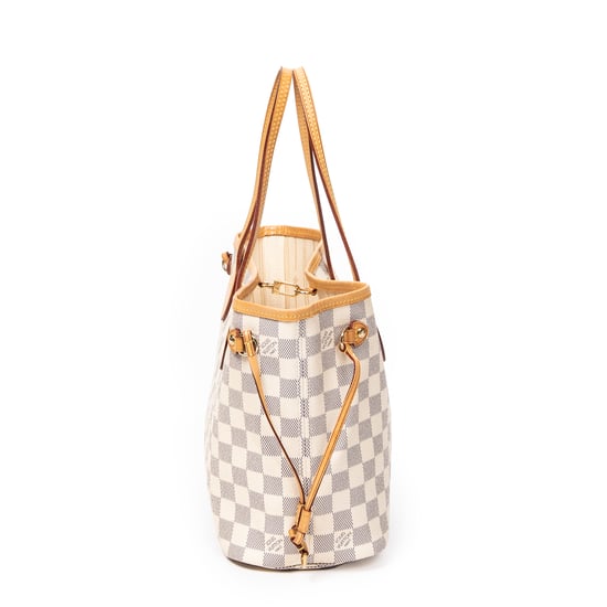 Louis Vuitton Neverfull PM en Marfil Lona recubierta - Image 3