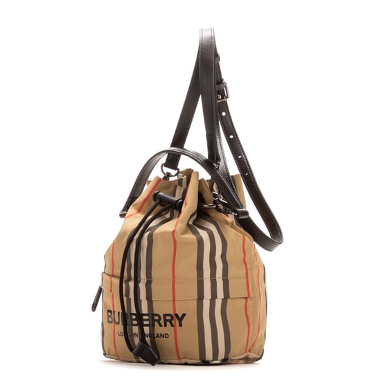 Burberry Small Bucket Small en Beige Lienzo - Image 2