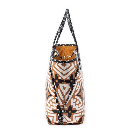 Louis Vuitton Ltd. Ed. Crafty Neverfull MM en Caramelo/Blanco/Negro Lona recubierta - Image 3