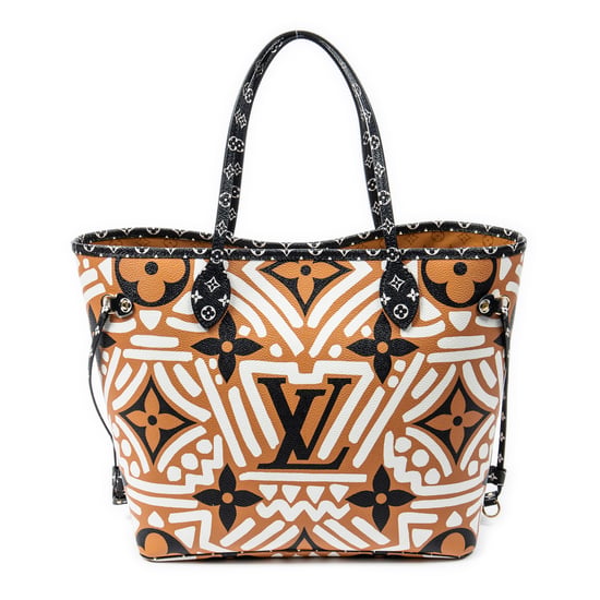 Louis Vuitton Ltd. Ed. Crafty Neverfull MM en Caramelo/Blanco/Negro Lona recubierta - Image 5
