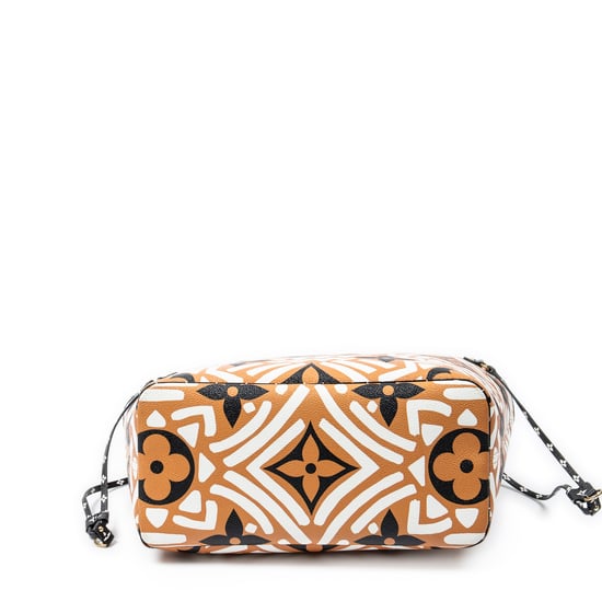 Louis Vuitton Ltd. Ed. Crafty Neverfull MM en Caramelo/Blanco/Negro Lona recubierta - Image 6