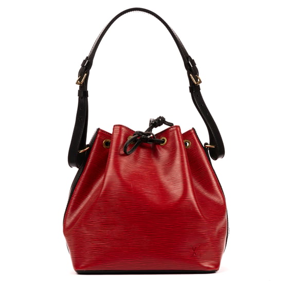 Louis Vuitton Noe Bicolor Black Stitching PM en Rojo/Negro Piel de becerro - Image 1