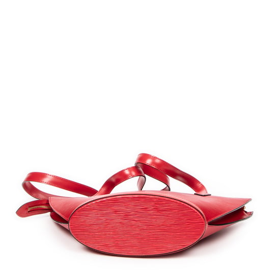 Louis Vuitton St-Jacques Long Straps PM en Rojo Piel de becerro - Image 6