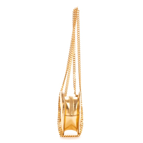 Yves Saint Laurent Heart Mini  en Oro Piel de becerro - Image 3