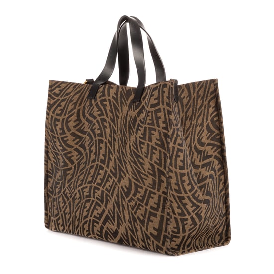 Fendi Shopping Tote  en Marrón Lona recubierta - Image 2