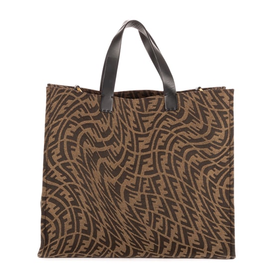 Fendi Shopping Tote  en Marrón Lona recubierta - Image 4