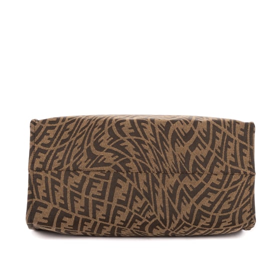 Fendi Shopping Tote  en Marrón Lona recubierta - Image 6