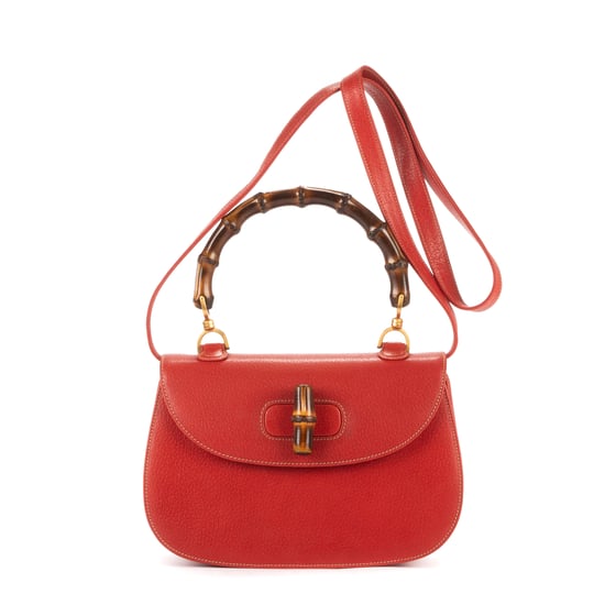 Gucci Bamboo Top Handle en Rojo Piel de becerro - Image 1