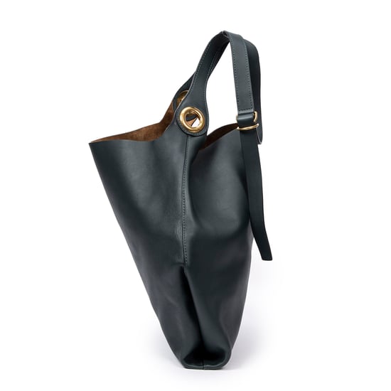 Burberry Large Eyelet Grommet Hobo Bag en Verde oscuro Piel de becerro - Image 4