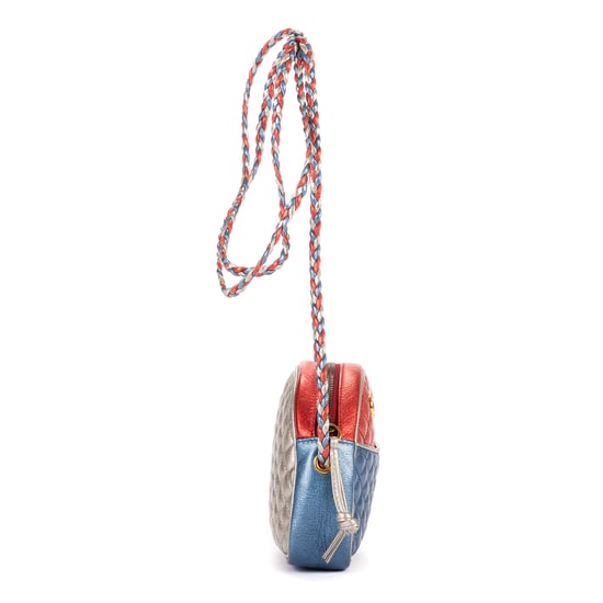 Gucci Trapuntata Camera en Azul/ Rosa/Gris Piel de becerro - Image 5