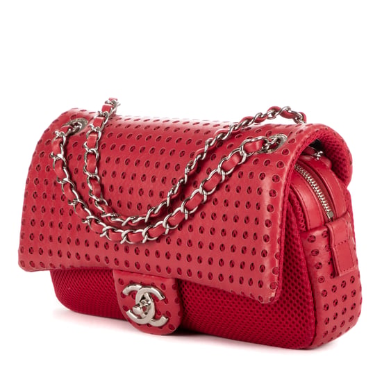Chanel Easy Flap Jumbo en Rojo Piel de becerro - Image 2