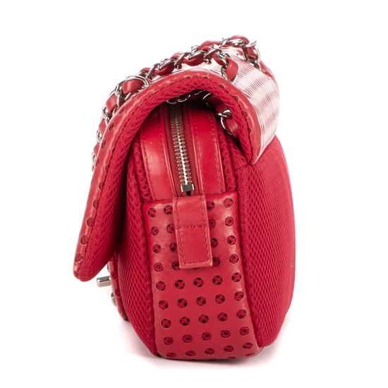 Chanel Easy Flap Jumbo en Rojo Piel de becerro - Image 3