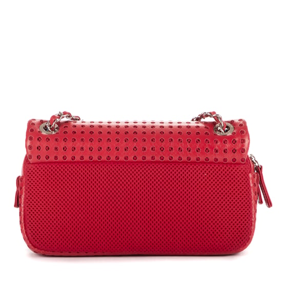 Chanel Easy Flap Jumbo en Rojo Piel de becerro - Image 4