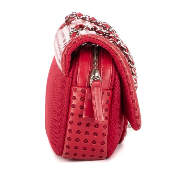 Chanel Easy Flap Jumbo en Rojo Piel de becerro - Image 5