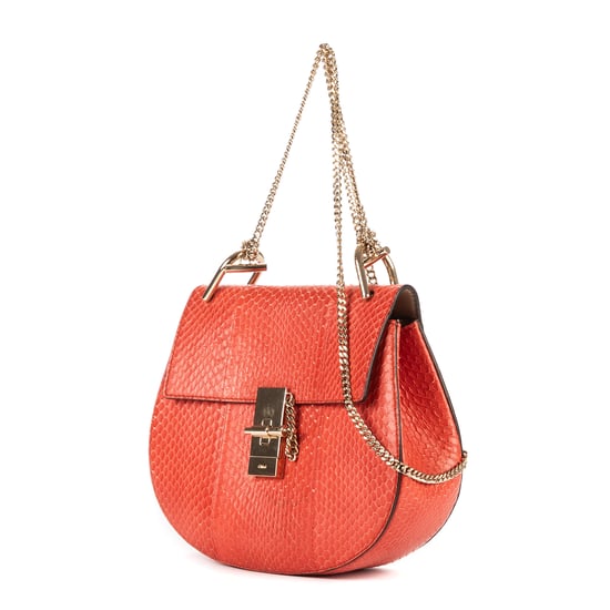 Chloé Drew Chain Crossbody  en Naranja Piel de becerro - Image 2